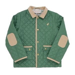 The Beaufort Bonnet Company | 3T | Caldwell Quilted Coat Gallatin Green Corduroy